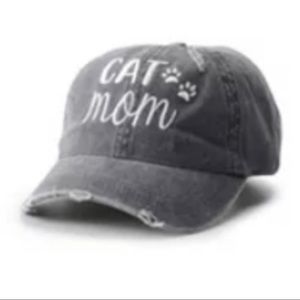 Sonoma Cat Mom Hat Adjustable Gray